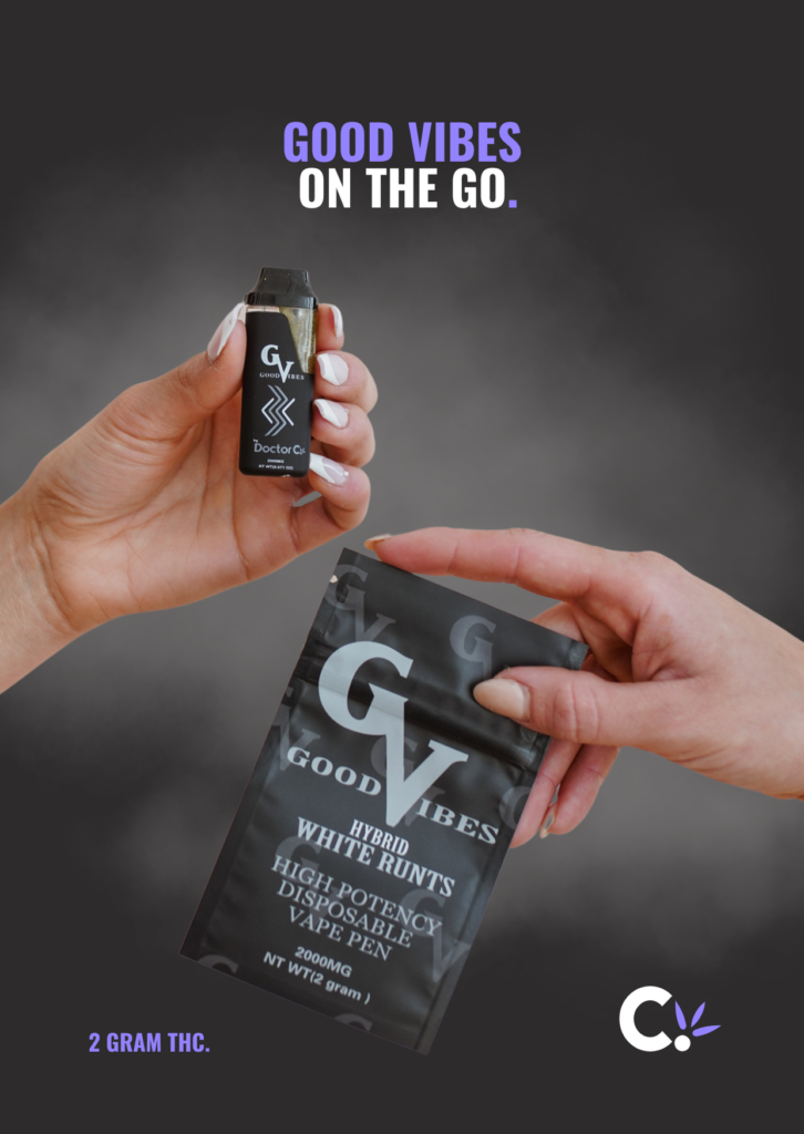 Good Vibes cannabis vape product line
